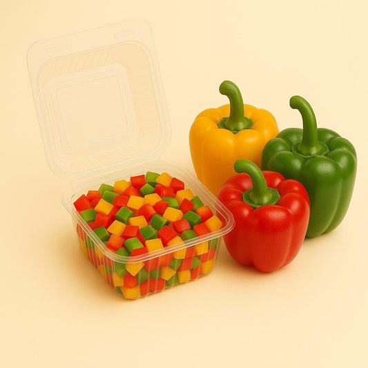 Mixed Bell Peppers Diced (250 g)