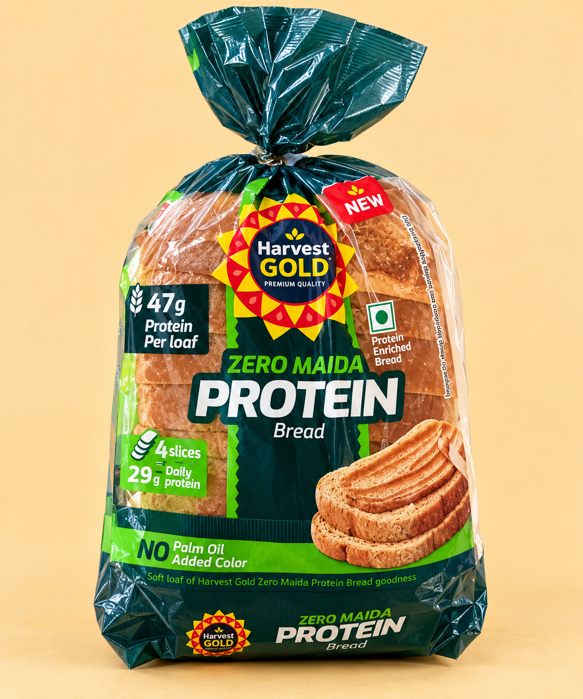 Harvest Gold zero maida protein bread