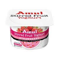 Amul Stirred Fruit Yogurt – Strawberry
